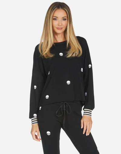 Lauren Moshi Kiara Mini Skulls In Black