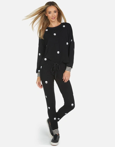 Lauren Moshi Kiara Mini Skulls In Black