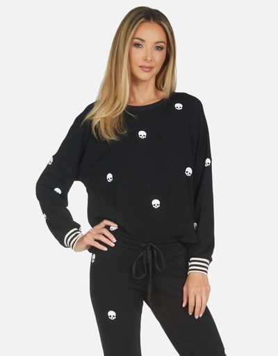 Lauren Moshi Kiara Mini Skulls In Black
