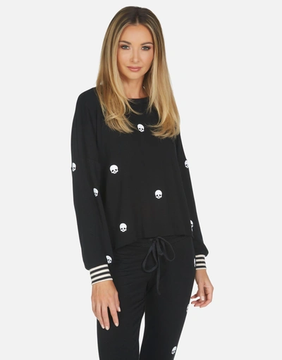Lauren Moshi Kiara Mini Skulls In Black