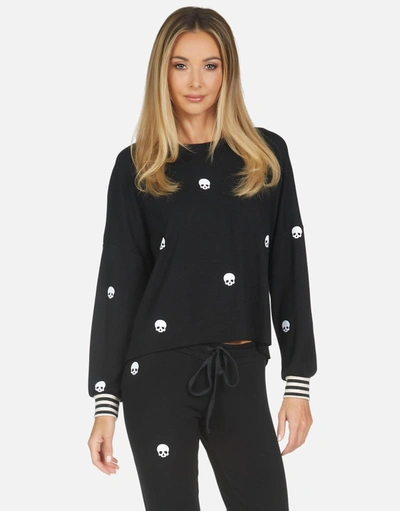 Lauren Moshi Kiara Mini Skulls In Black