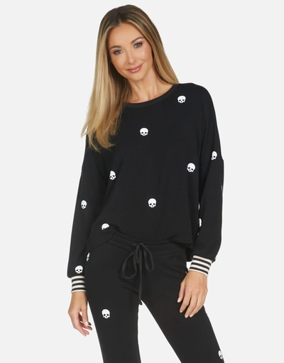 Lauren Moshi Kiara Mini Skulls In Black