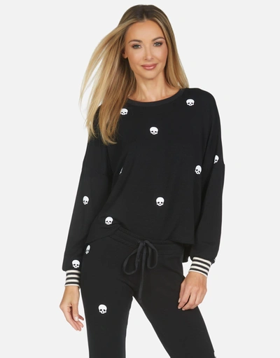 Lauren Moshi Kiara Mini Skulls In Black