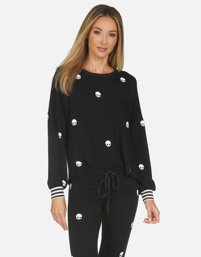 Lauren Moshi Kiara Mini Skulls In Black