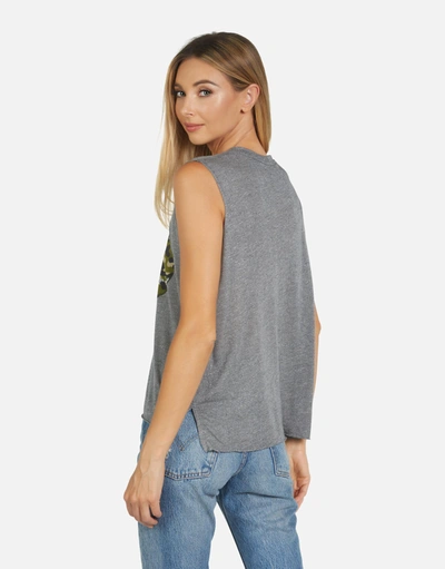 Lauren Moshi Kinzington Camo Lip In Heather Grey
