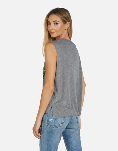 Lauren Moshi Kinzington Camo Lip In Heather Grey