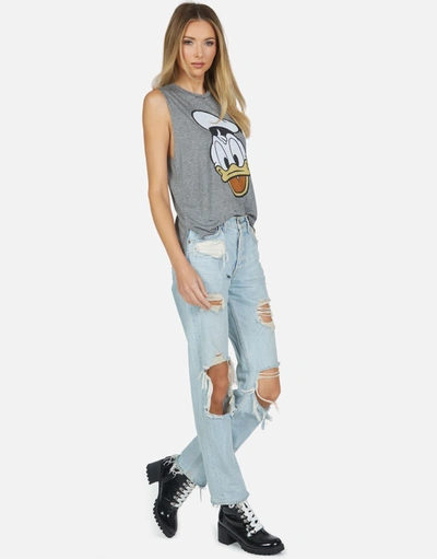 Disney X Moshi Kinzington Donald Duck In Heather Grey