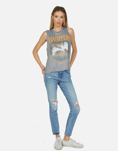 Shop Lauren Moshi X Led Zeppelin Kinzington Led Zeppelin In Heather Grey