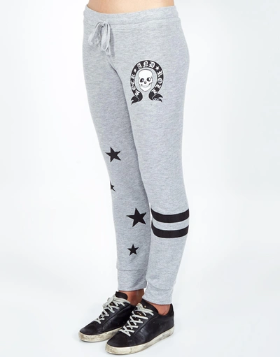 Lauren Moshi Kizzy R & R Skull In Heather Grey