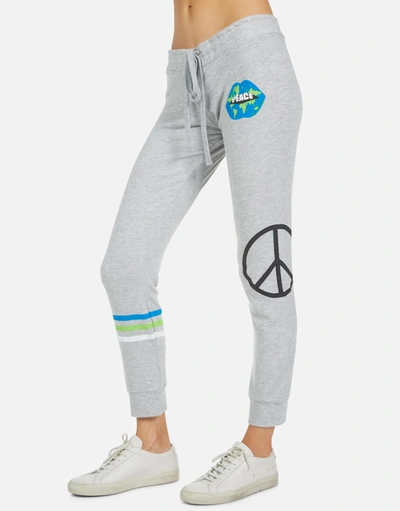 Lauren Moshi Kizzy World Peace Lips In Heather Grey