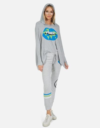 Lauren Moshi Kizzy World Peace Lips In Heather Grey