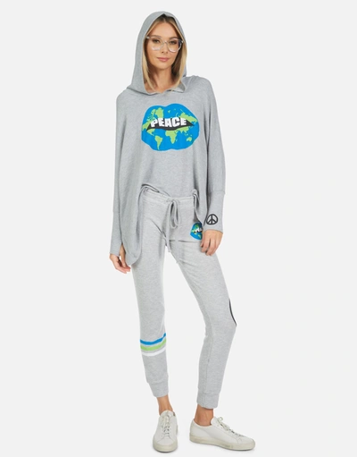 Lauren Moshi Kizzy World Peace Lips In Heather Grey