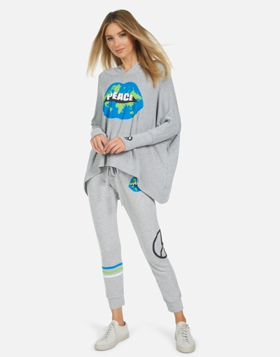Lauren Moshi Kizzy World Peace Lips In Heather Grey