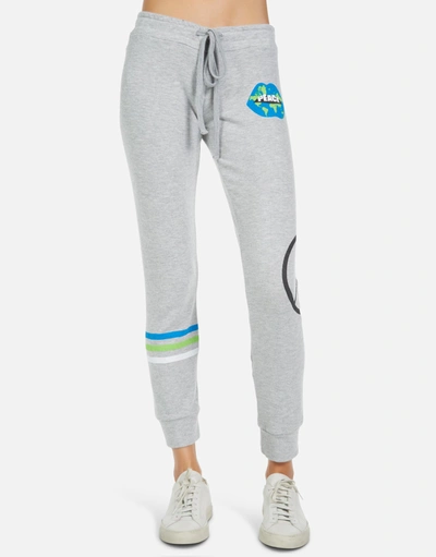 Lauren Moshi Kizzy World Peace Lips In Heather Grey