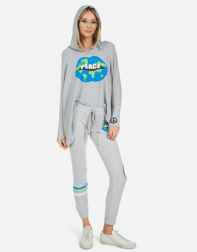 Lauren Moshi Kizzy World Peace Lips In Heather Grey