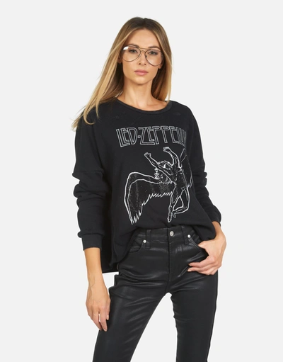 Lauren Moshi X Led Zeppelin Lee Led Zeppelin Outline In Black