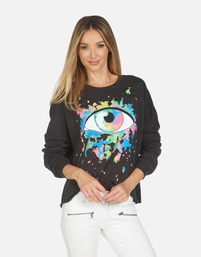 Lauren Moshi Lee Watercolor Eye In Onyx