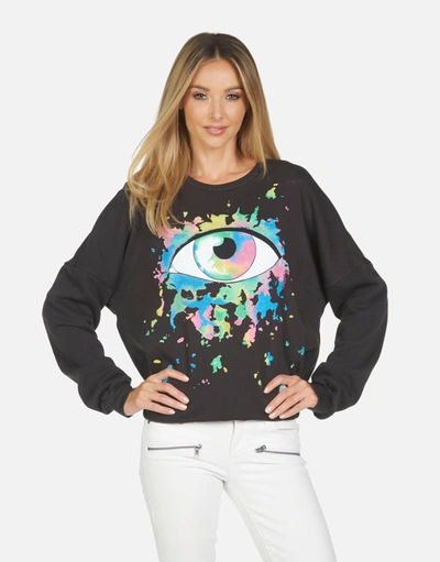 Lauren Moshi Lee Watercolor Eye In Onyx