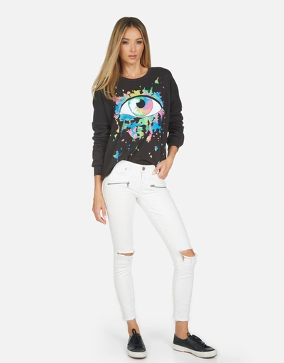 Lauren Moshi Lee Watercolor Eye In Onyx