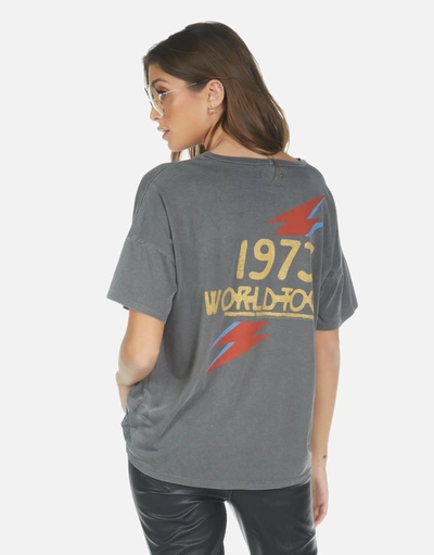 Lauren Moshi Liberty Bowie 1973 Tour In Pigment Black