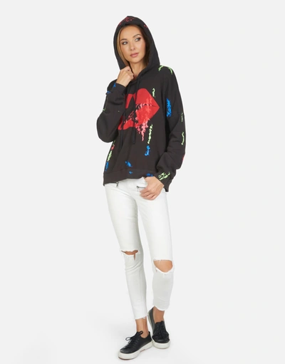 Lauren Moshi Lila Star Kiss In Onyx/paint Smudge