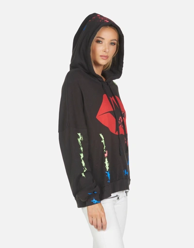 Lauren Moshi Lila Star Kiss In Onyx/paint Smudge