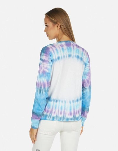 Shop Lauren Moshi Luella Tie Dye Eye In Blue Dream