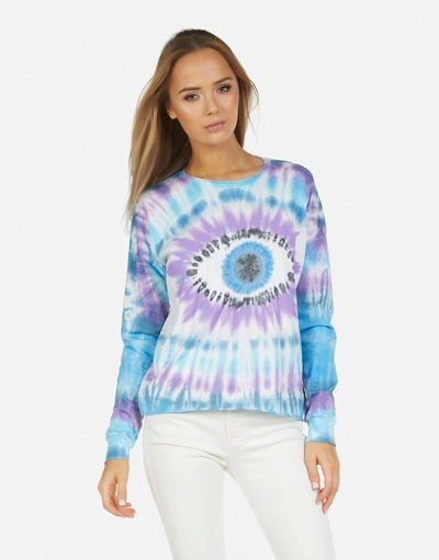 Shop Lauren Moshi Luella Tie Dye Eye In Blue Dream