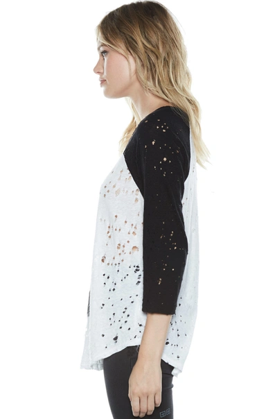 Lauren Moshi Maglan Peace Hand In White Black