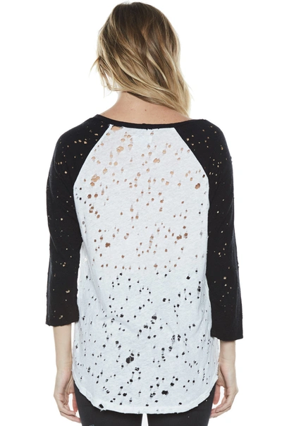 Lauren Moshi Maglan Peace Hand In White Black