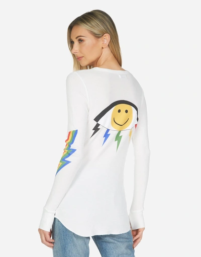 Lauren Moshi Mckinley Color Punk Happy Eye In Milk