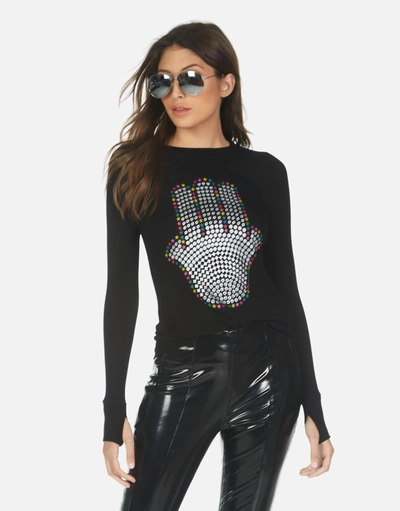 Shop Lauren Moshi Mckinley Hamsa Elements In Black