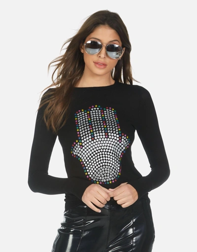 Lauren Moshi Mckinley Hamsa Elements In Black