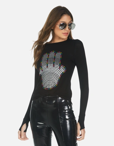 Shop Lauren Moshi Mckinley Hamsa Elements In Black