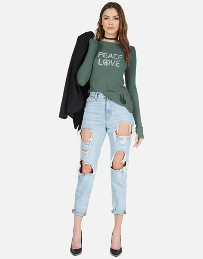 Lauren Moshi Mckinley Peace Love Spray In Hunter