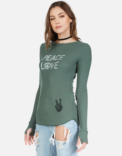 Lauren Moshi Mckinley Peace Love Spray In Hunter