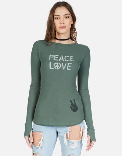 Lauren Moshi Mckinley Peace Love Spray In Hunter