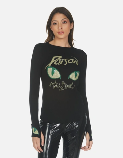 Shop Lauren Moshi X Poison Mckinley X Crystal Poison In Black