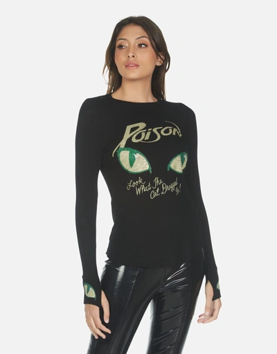 Shop Lauren Moshi X Poison Mckinley X Crystal Poison In Black