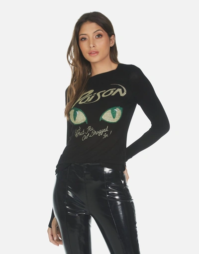 Shop Lauren Moshi X Poison Mckinley X Crystal Poison In Black