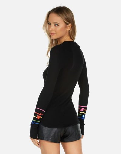 Lauren Moshi X Mckinley X Elements Rainbow In Black