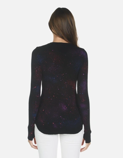 Lauren Moshi X Mckinley X Galaxy Lip In Black Galaxy Splatter