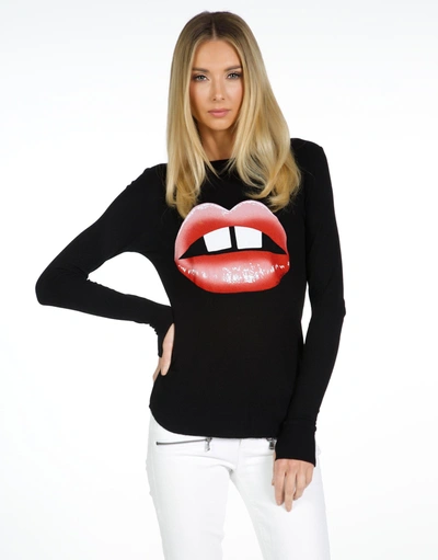 Lauren Moshi X Mckinley X Gap Tooth Lips In Black