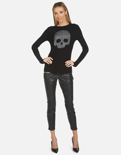 Shop Lauren Moshi X Mckinley X Nailhead Skull In Black