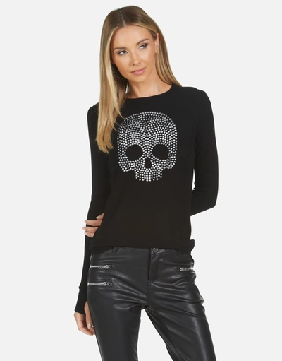 Shop Lauren Moshi X Mckinley X Nailhead Skull In Black