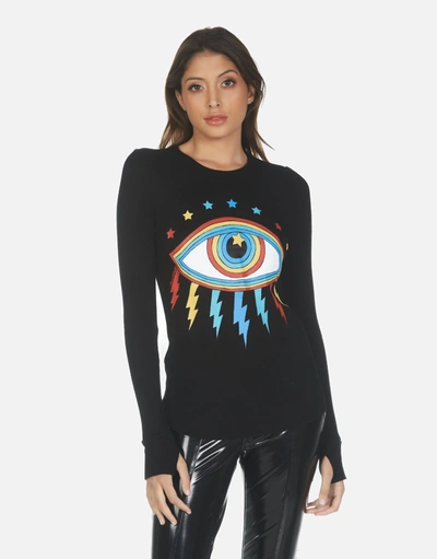 Shop Lauren Moshi X Mckinley X Rainbow Lightning Eye In Black