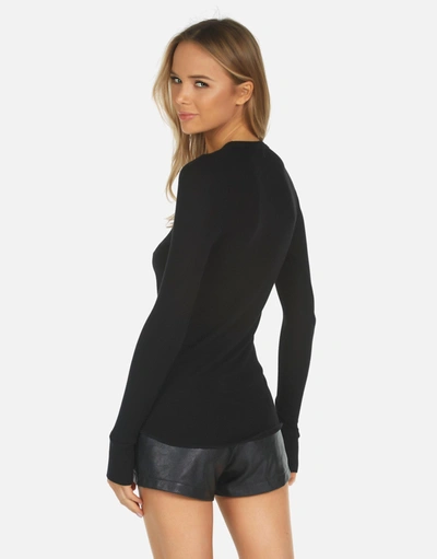 Lauren Moshi X Mckinley X Text Happy Face In Black
