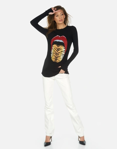 Lauren Moshi X Mckinley X Tiger Tongue In Black