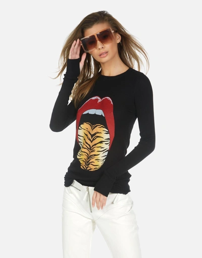 Lauren Moshi X Mckinley X Tiger Tongue In Black