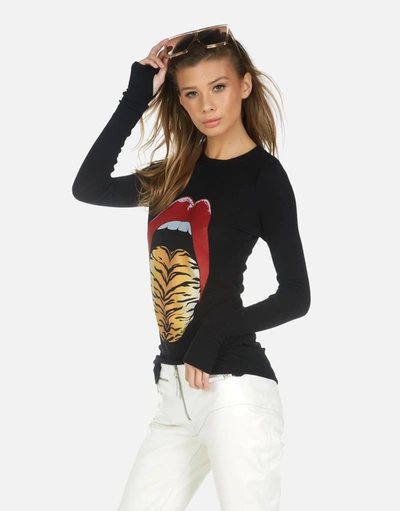 Lauren Moshi X Mckinley X Tiger Tongue In Black